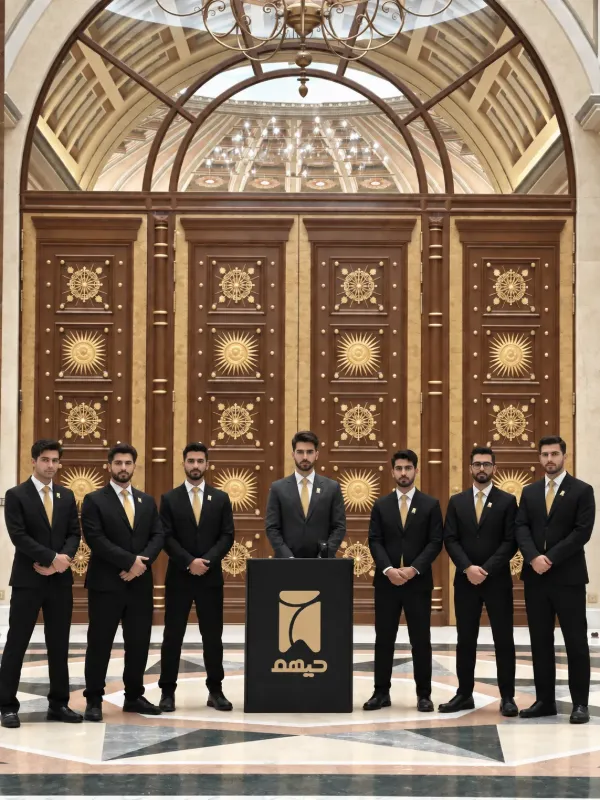 صورة مشرف بوابة لتنظيم دخول الضيوف عبر الQR كود